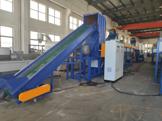 Wasted Used PP HDPE LLDPE Film Scrap PVC Pipe Pet Bottle ABS Car Bump Shredding Crushing Washing Drying Granulating Recycling Pellet Granule Making Machines