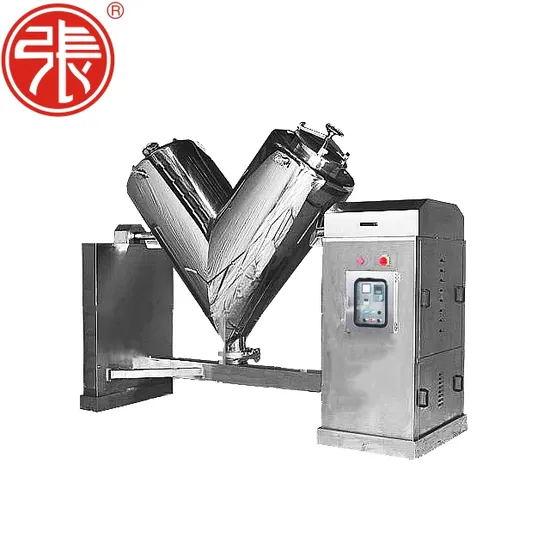 Factory Price V Cone Blender Type Shape Small Mixer Machine for Chemical Industry